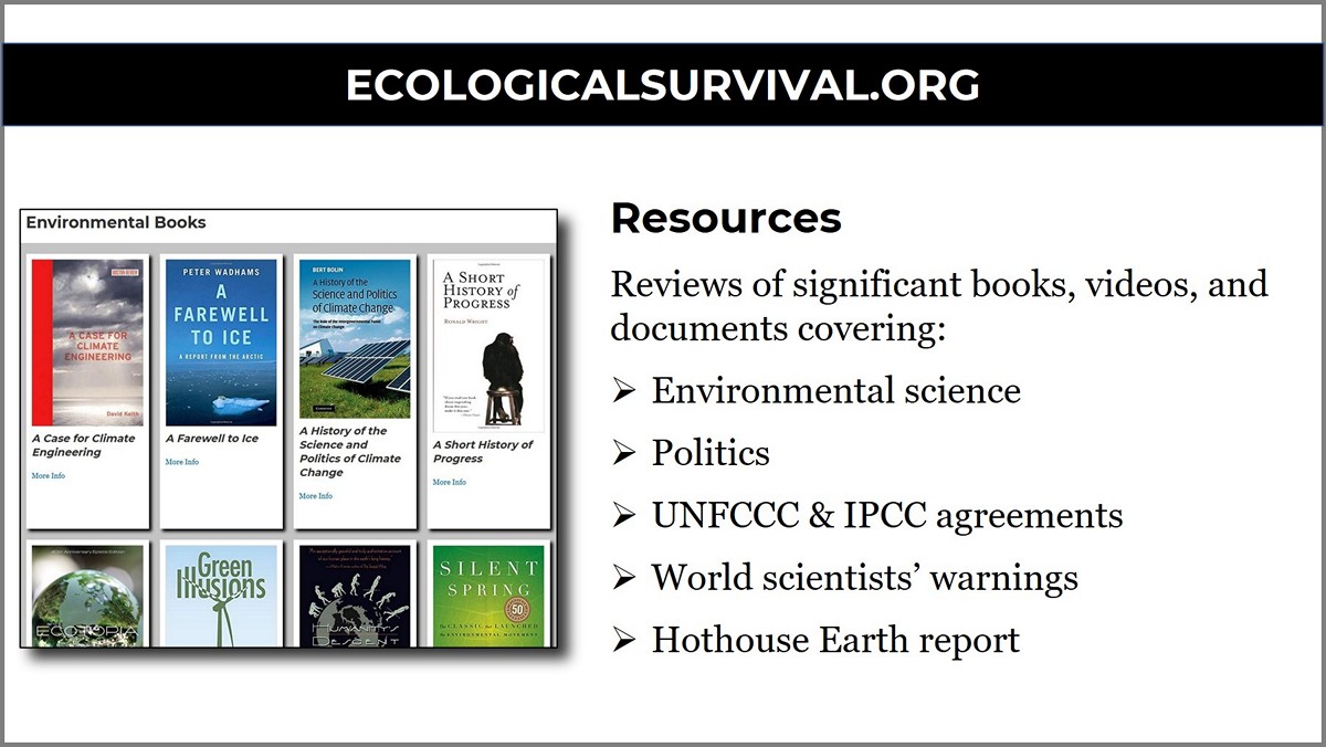 External Resources : Ecological Survival